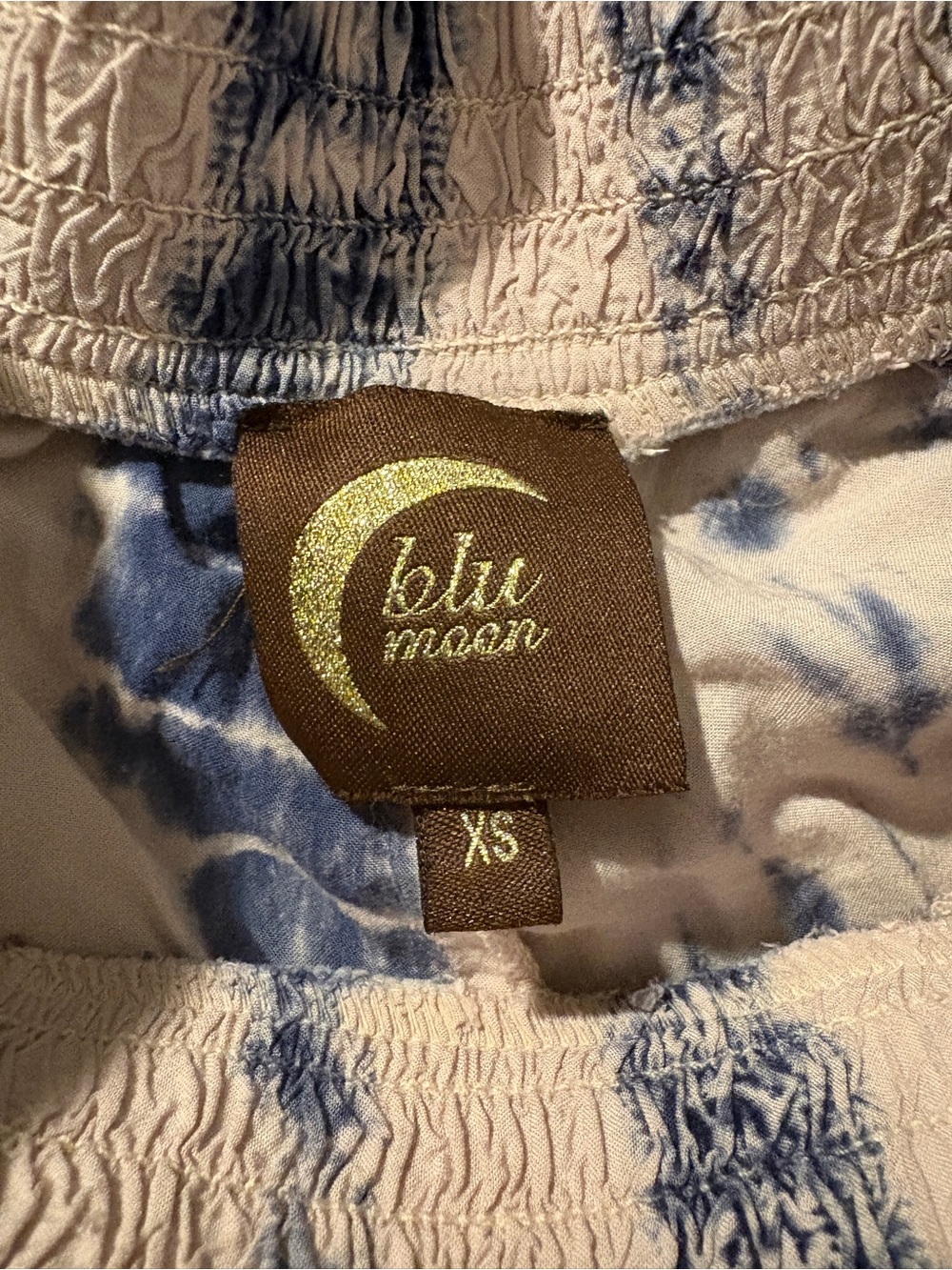 Blu MoonTie-Dye Elastic Waist Bottoms